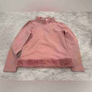 Janie and Jack Light Pink Girls Sweater, Size 7